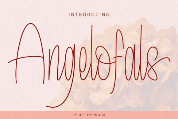 Angelofals: A Classy Script Font