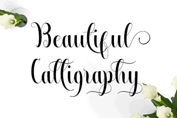 Beautiful Calligraphy: A Dazzling Script Font