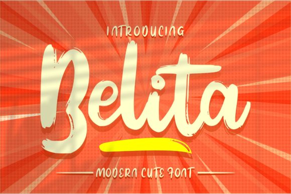 Belita: A Handwritten Font for Editorial Elegance
