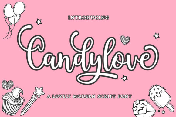 Candylove Font: Sweet & Stylish