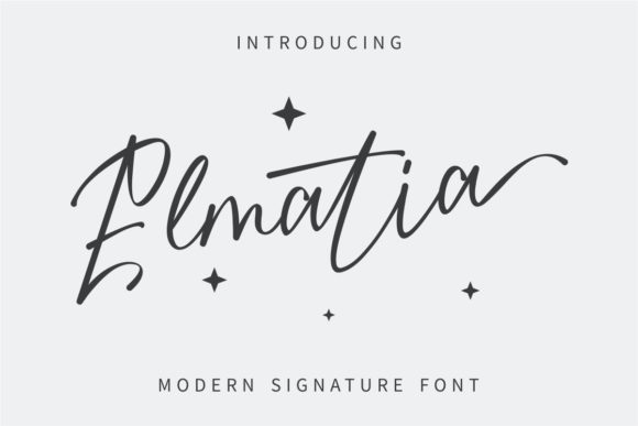 Elmatia: A Delicate Script Font