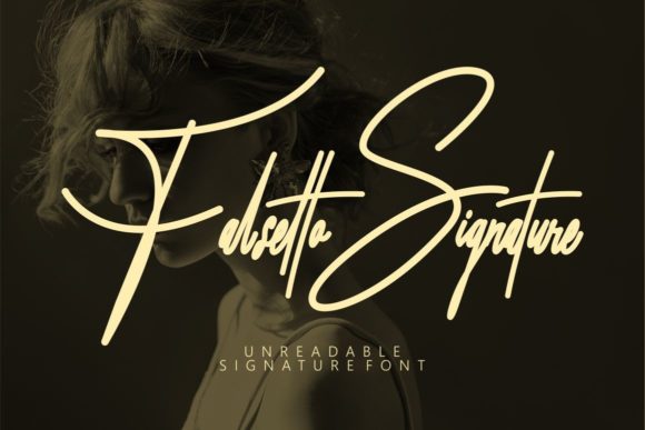 Falsetto Signature: A Refined Script Font