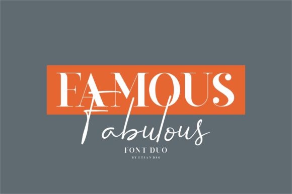 Famous Fabulous Font
