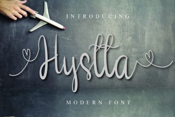 Hystta: A Refined Script Font for Web Design