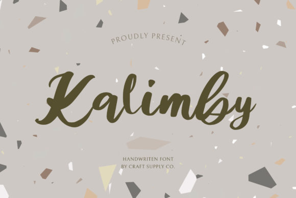 Kalimby: A Refined Script Font