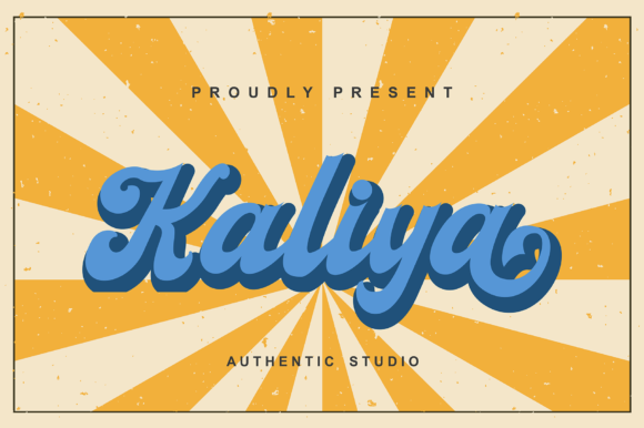 Kaliya: A Stylish Font for Creative Campaigns