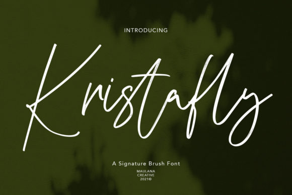 Kristafly: A Luxurious Script Font