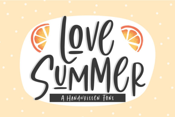 Love Summer Font for Web Design