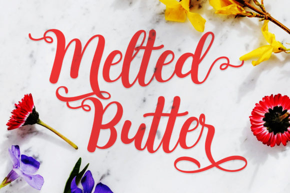 Melted Butter Font for Business