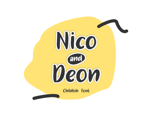 Nico and Deon Font: Handwritten Charm for Editorial Design
