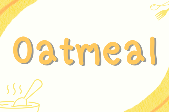 Oatmeal Font: Handwritten Elegance for Web Design