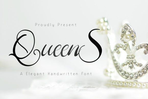 QueenS: A Luxurious Handwriting Font