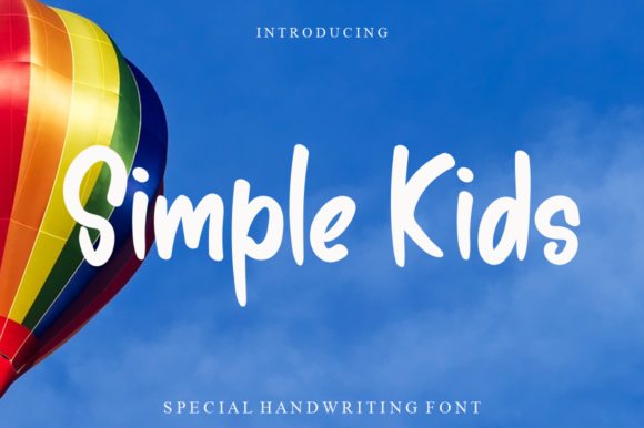 Simple Kids: A Dainty Script for Creative Projects