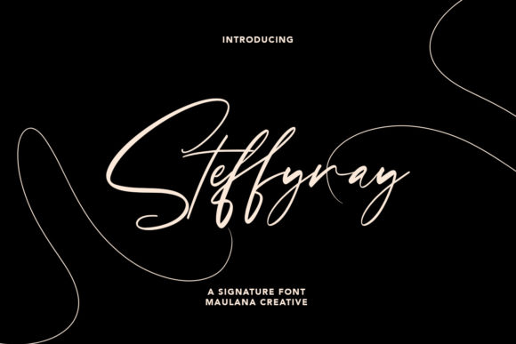 Steffyray: A Dazzling Script Font