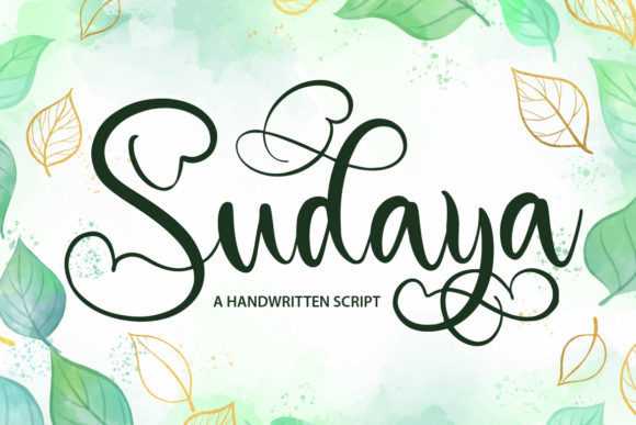Sudaya: A Script Font for Business Brilliance