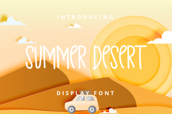 Summer Desert Font for Bold Campaigns
