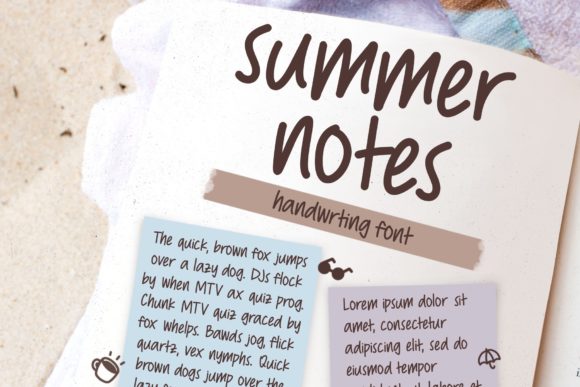 Summer Notes is a simple and flexible handwritten font that feels like a warm, personal touch on any digital project. I first came across it while working on a boutique online store’s homepage, where I needed a font that could bring a sense of authenticity to the brand’s visual identity. The goal was to create a more approachable and human feel without sacrificing clarity or professionalism. Summer Notes fit perfectly in that scenario, offering a natural, unpolished look that still felt refined.