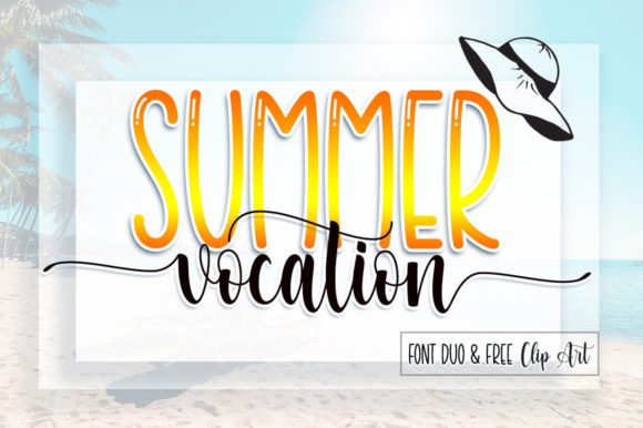 Summer Vocation Font for Creative Campaigns